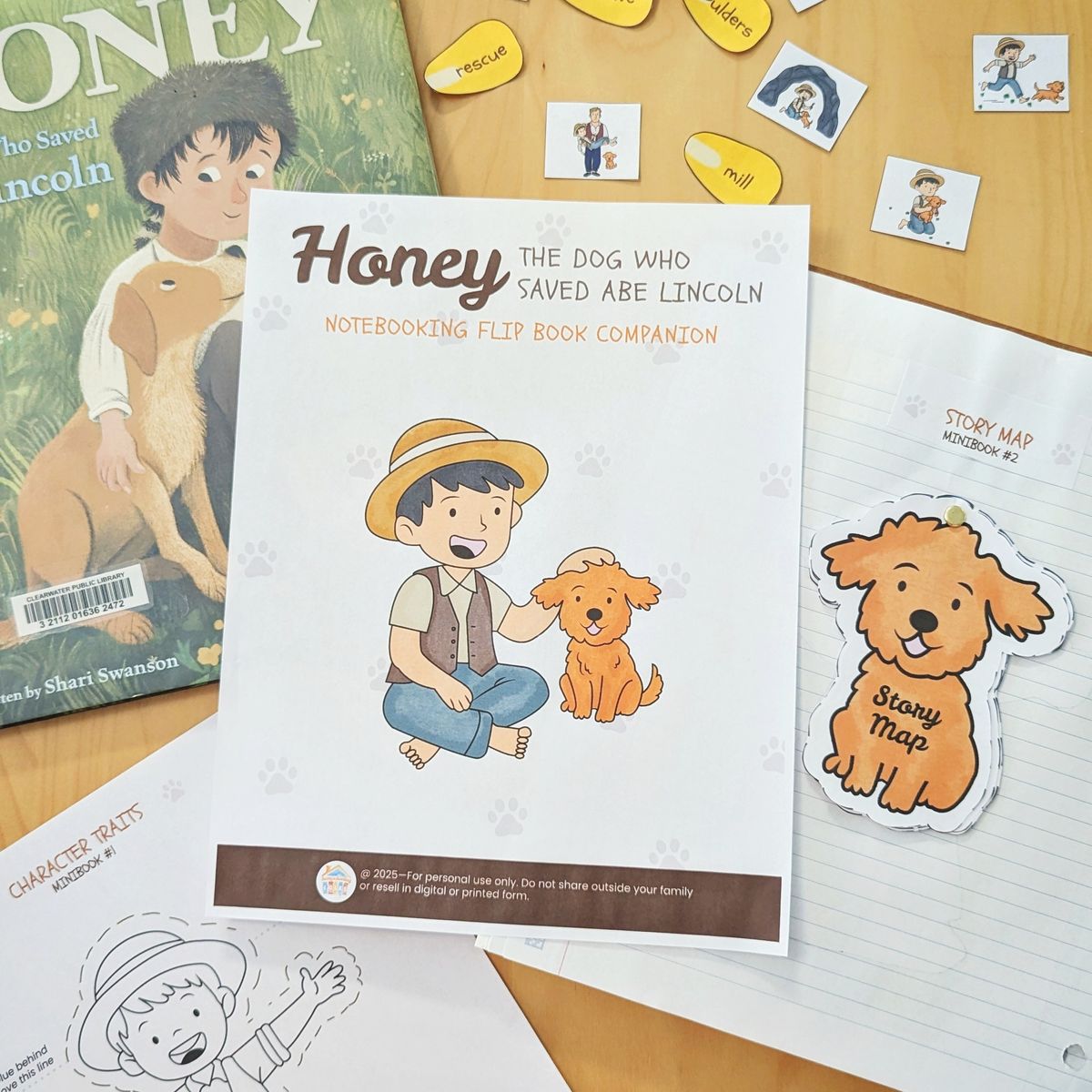 Honey: The Dog Who Saved Abe Lincoln Flip Book Companion