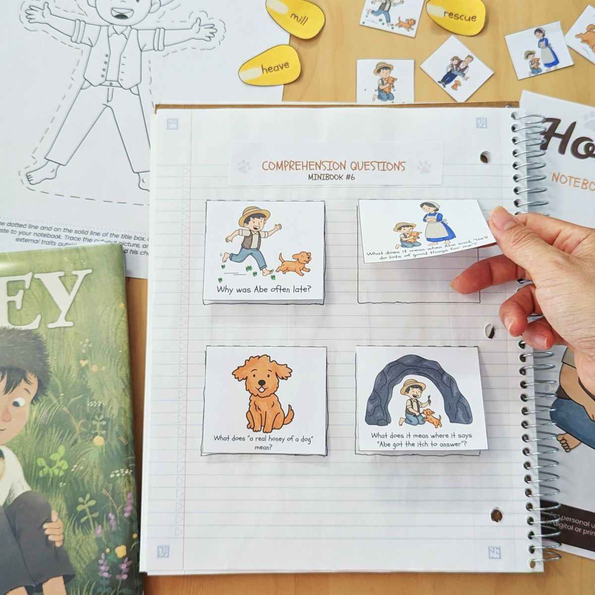 Honey: The Dog Who Saved Abe Lincoln Flip Book Companion