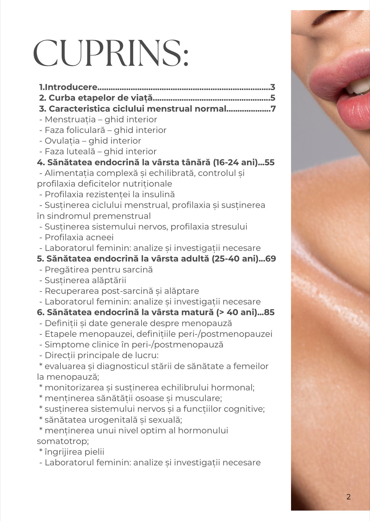 ECHILIBRUL ENDOCRIN DE-A LUNGUL VIEȚII FEMININE