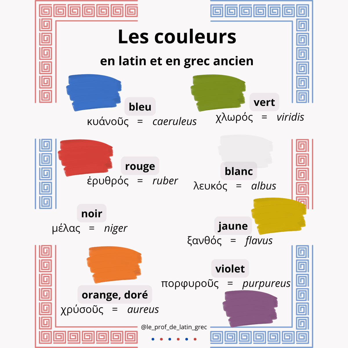 Fiche (PDF) "Les couleurs en latin et en grec ancien"