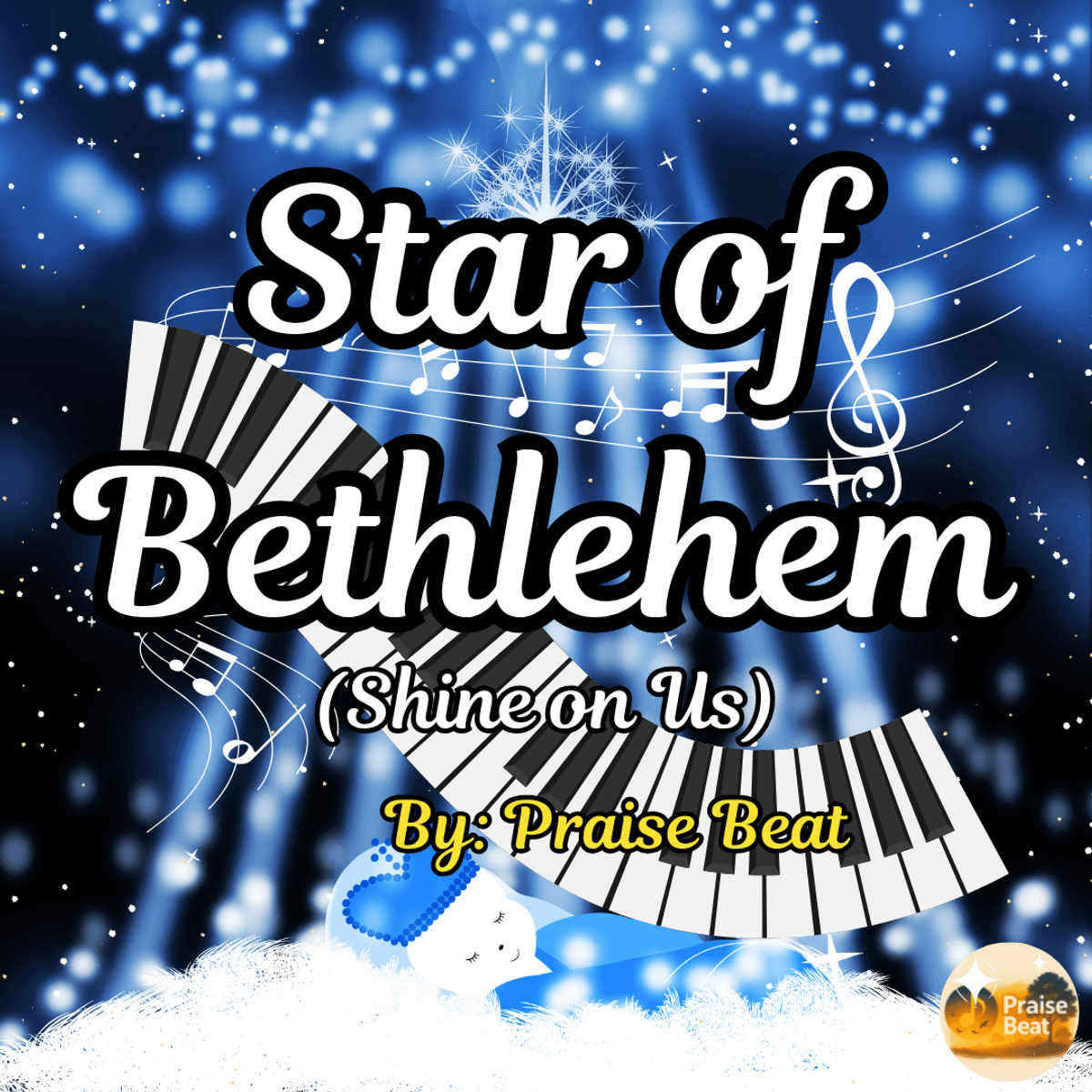 ✨ Star of Bethlehem (Shine on Us) 🌟 | Christmas Worship Piano Sheet Music with Lyrics Lyrics (PDF)🎵 | Christian Christmas Song 🎶 Hydee M (Praise Beat)