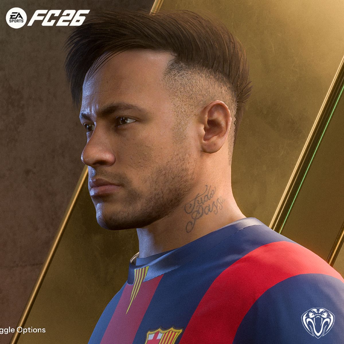 Neymar JR 14/15 Face + FCB 14/15 Kits For FC26