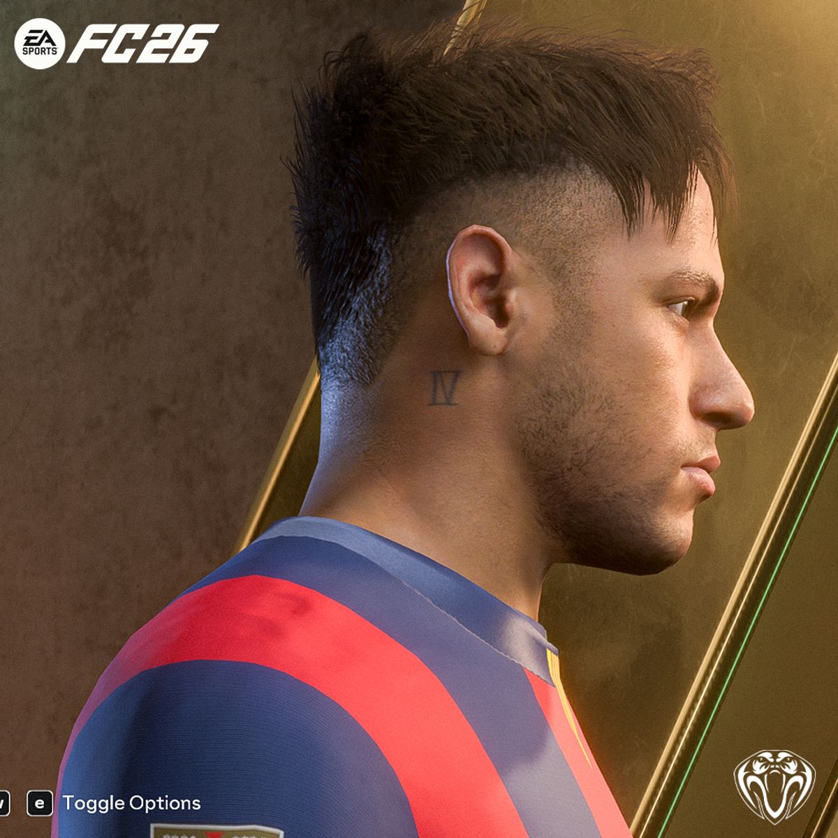Neymar JR 14/15 Face + FCB 14/15 Kits For FC26