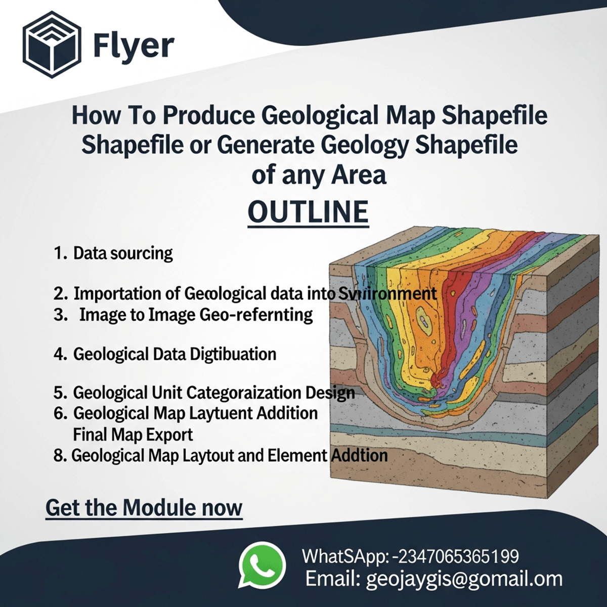How to Produce Geological Map Shapefile or Generate Geology Shapefile ...