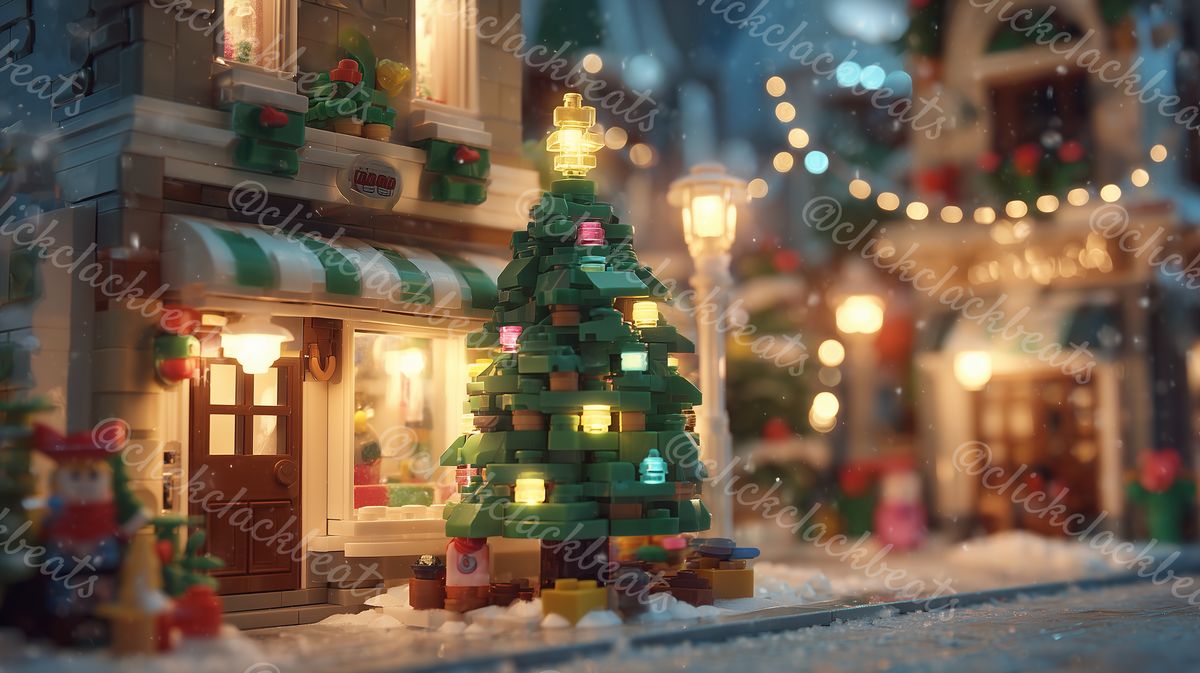 (Wallpaper 4K) Whimsical Christmas Tree Alone