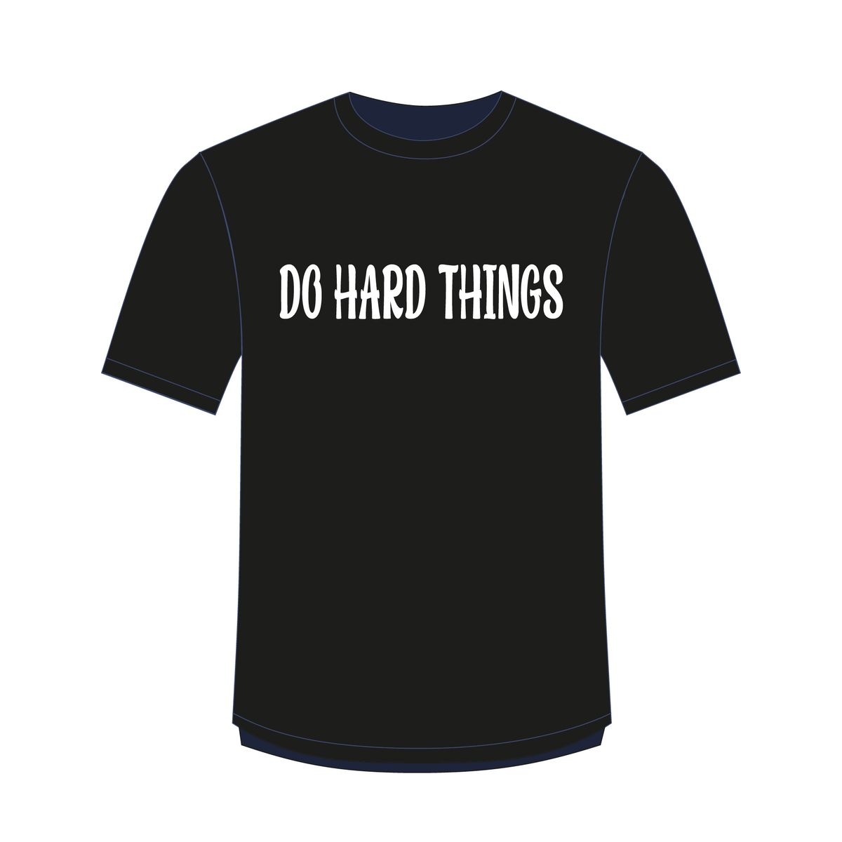 “Do Hard Things” Motivational T-Shirt – Inspirational Tee for Men | Soft Cotton | Casual Graphic Shirt