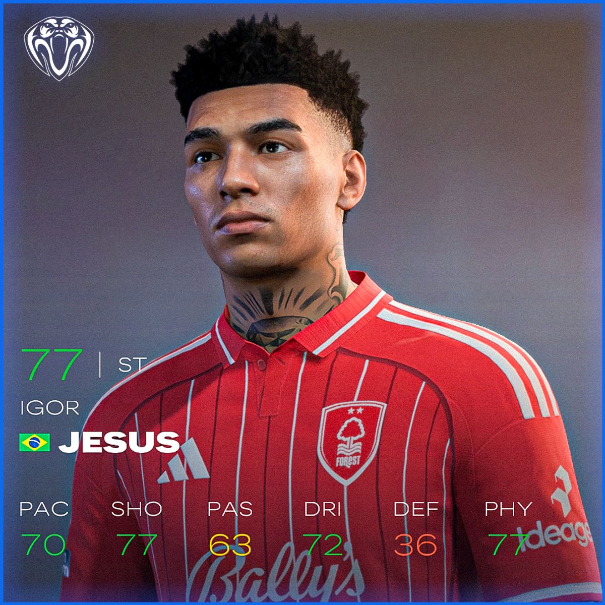 Igor Jesus Face For FC26