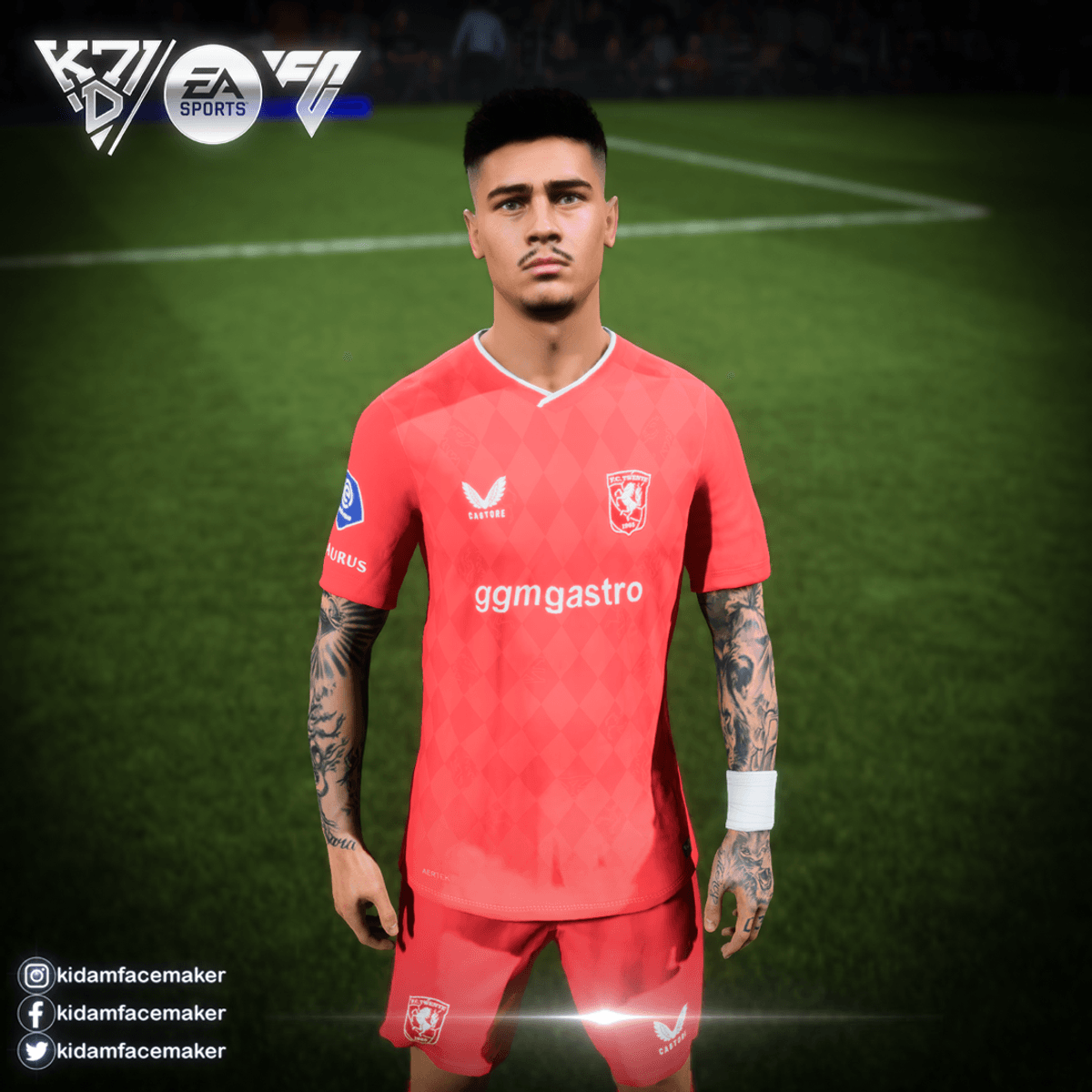 Mees Hilgers FACE And TATTO FIFA23 FC24 FC25