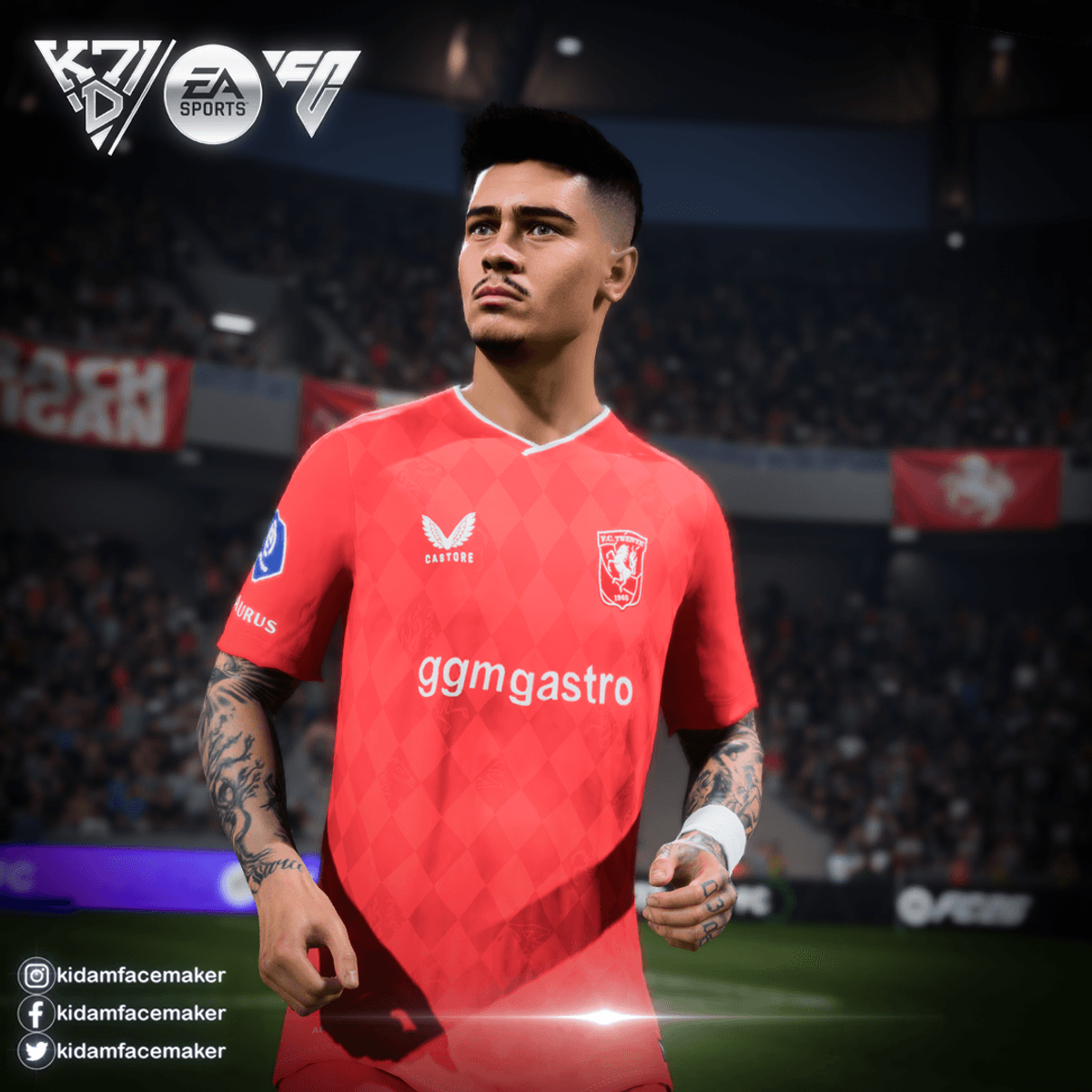 Mees Hilgers FACE And TATTO FIFA23 FC24 FC25