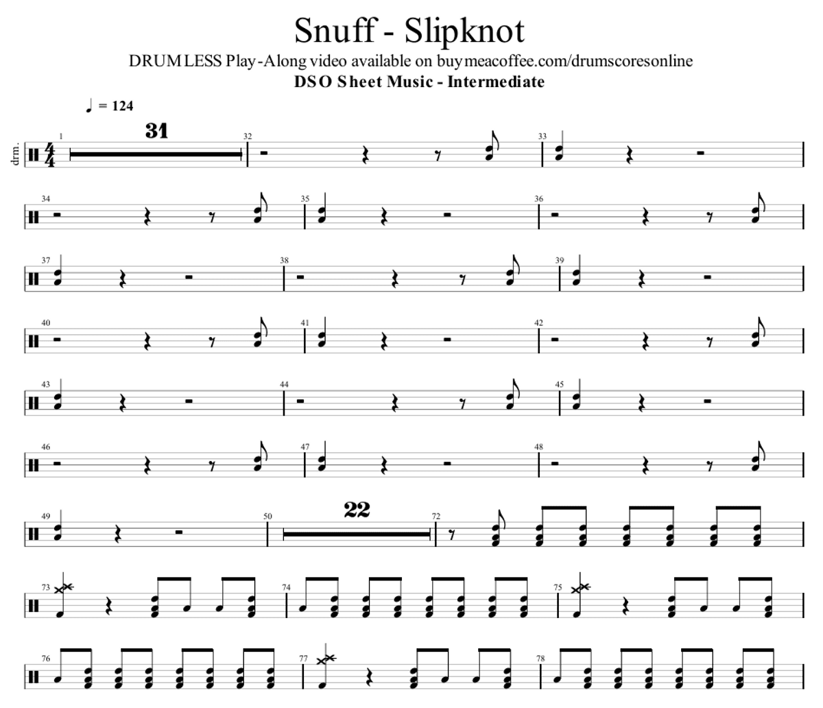 Snuff - Slipknot | Sheet Music PDF and GP Files