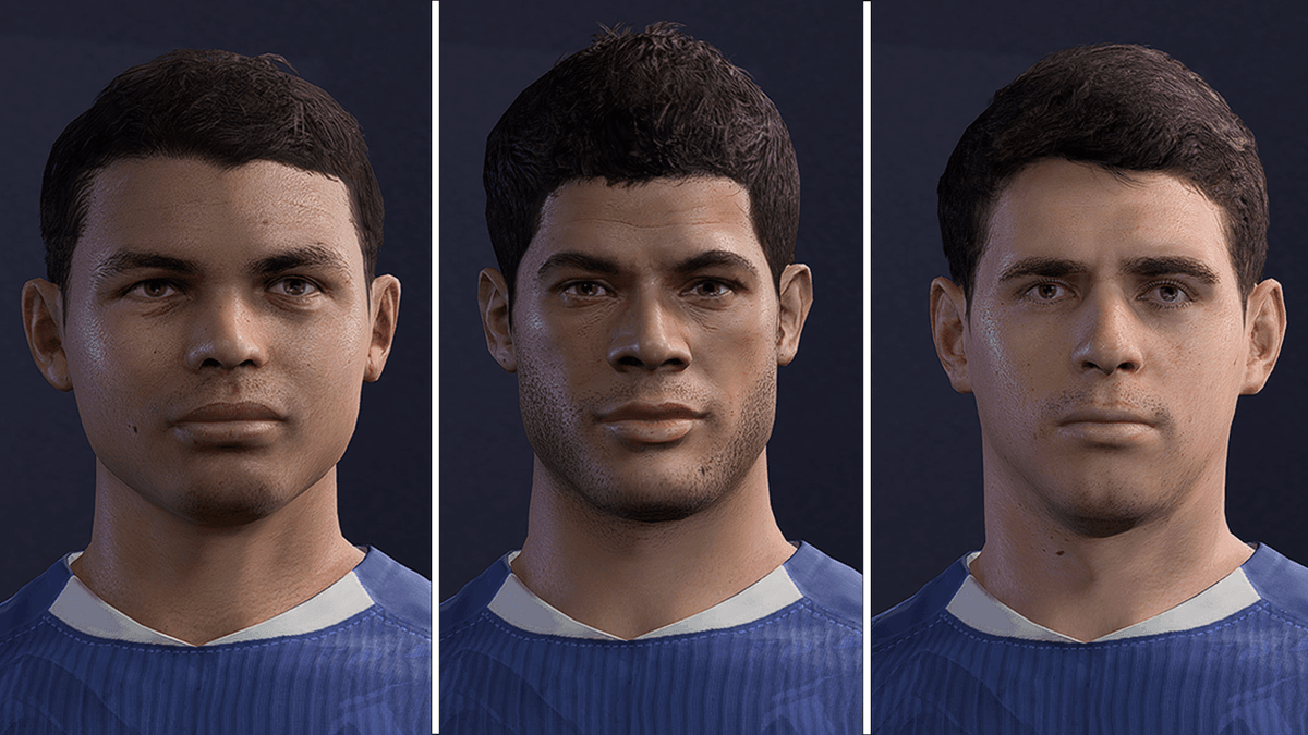 [CLASSIC] Thiago Silva (2018) | Hulk (2018) | Oscar (2017) Face Mod - [FC 24/25/26][FIFA 23][FREE]
