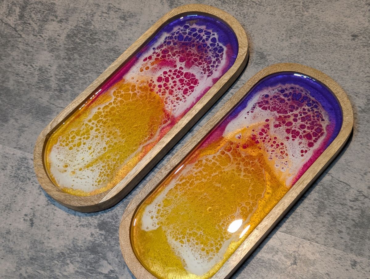 Mango Wood | Sunset Beach | Slimline Tray