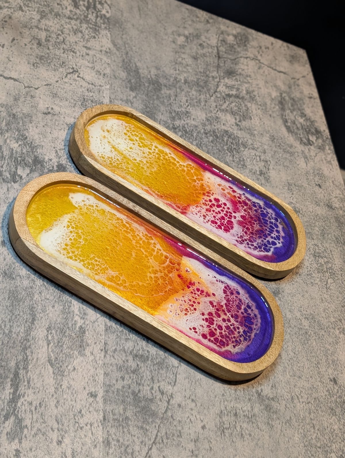 Mango Wood | Sunset Beach | Slimline Tray