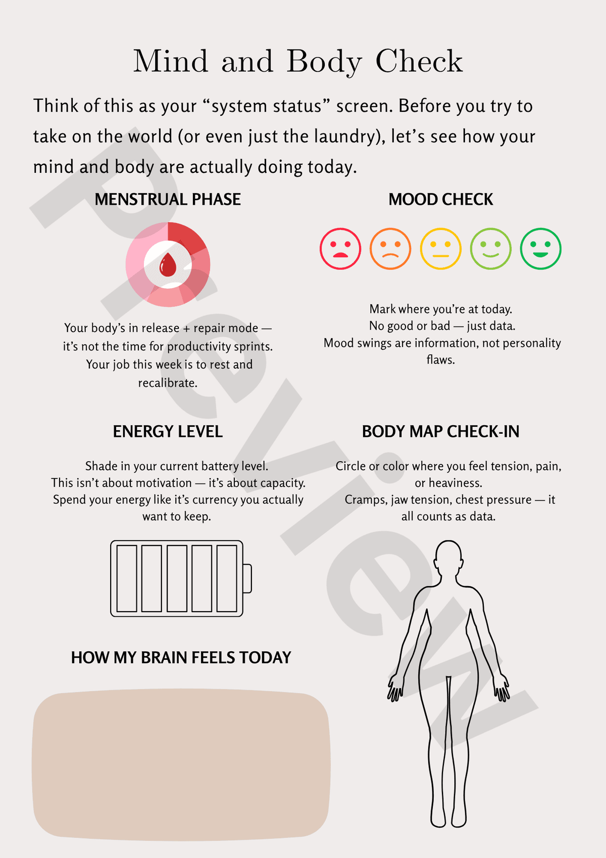 Period Week: Comfort Pack