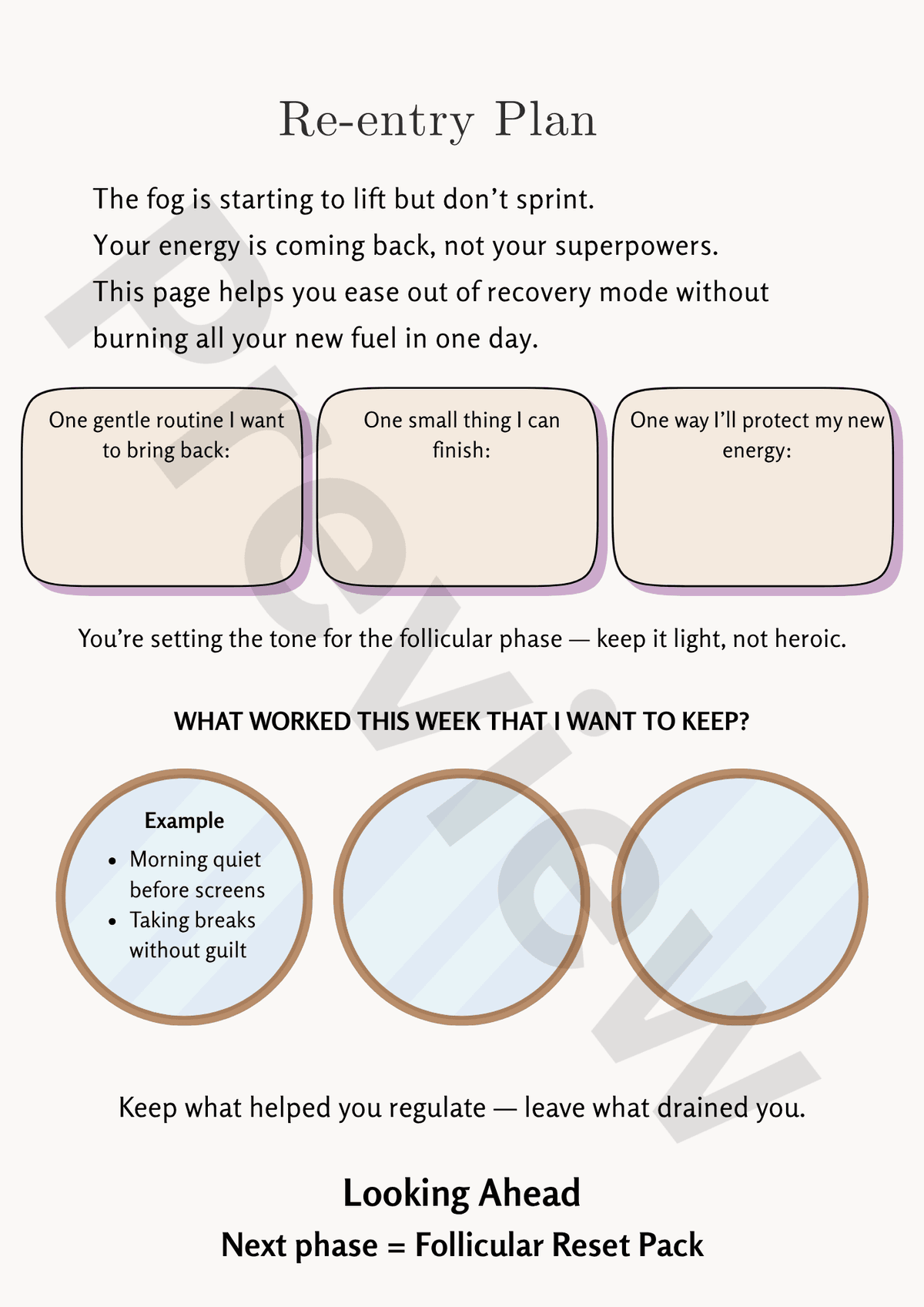 Period Week: Comfort Pack