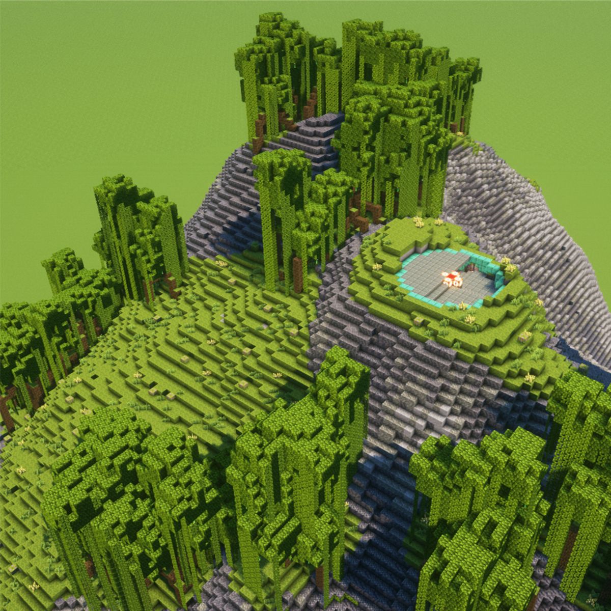 Industrial Mountain Base