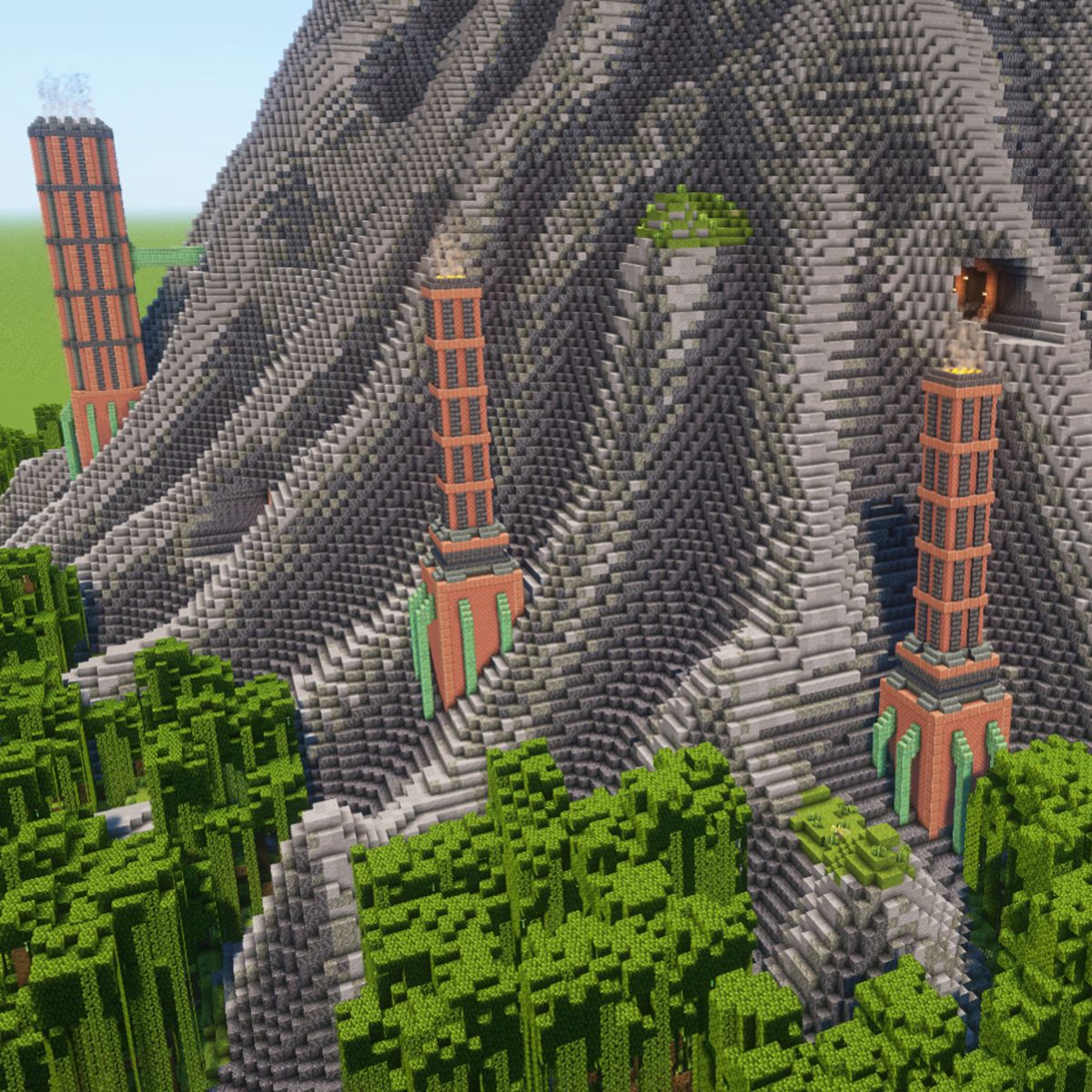 Industrial Mountain Base