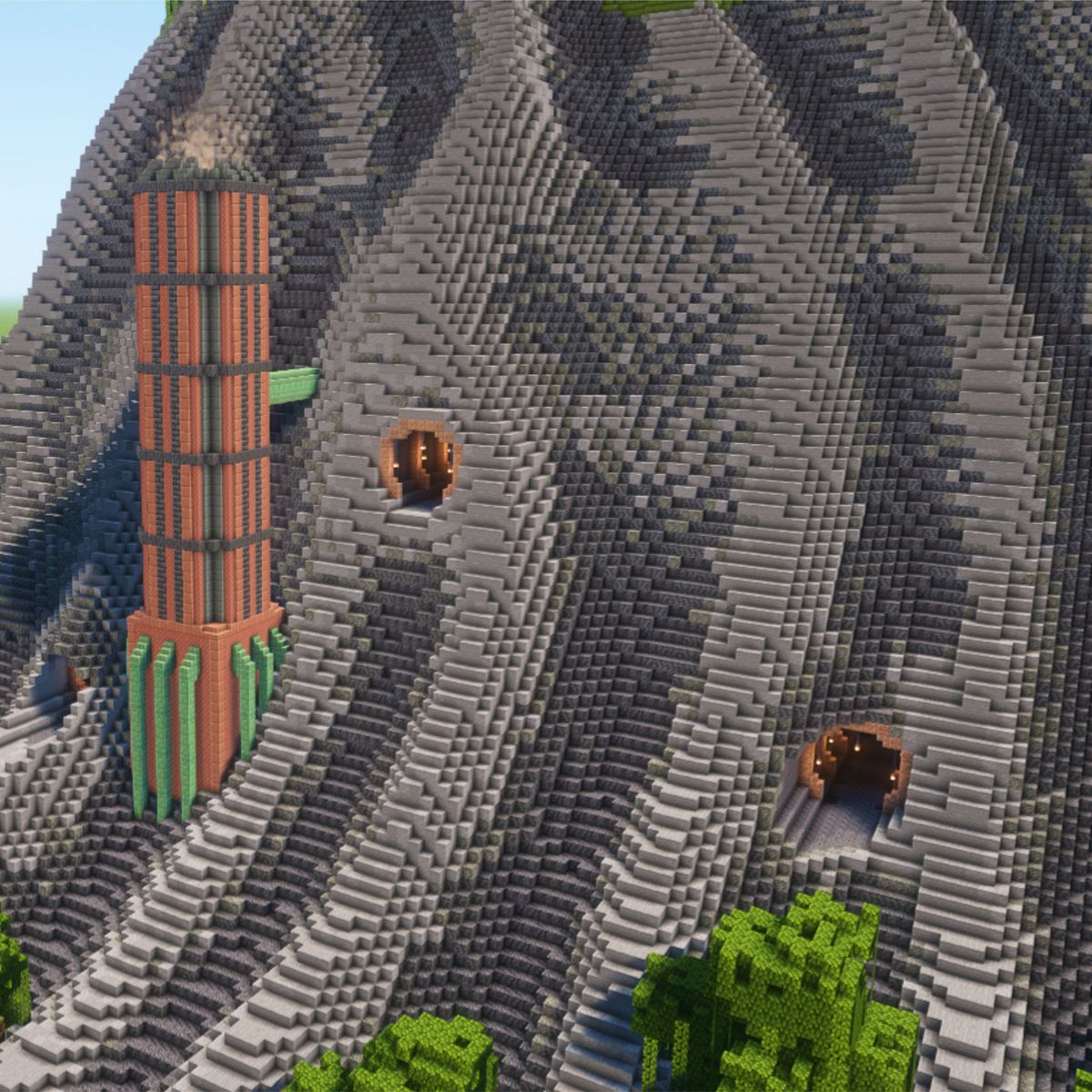 Industrial Mountain Base