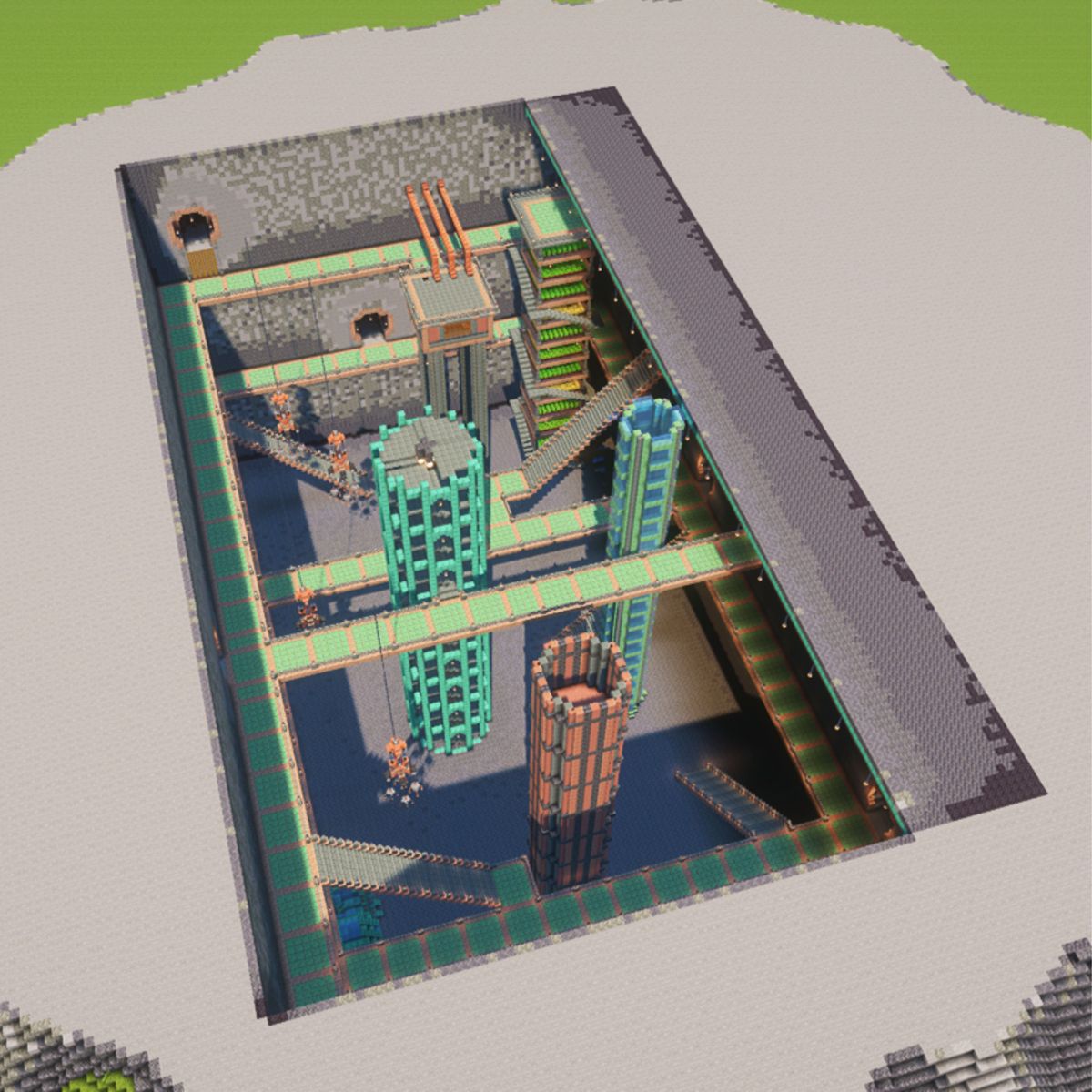 Industrial Mountain Base