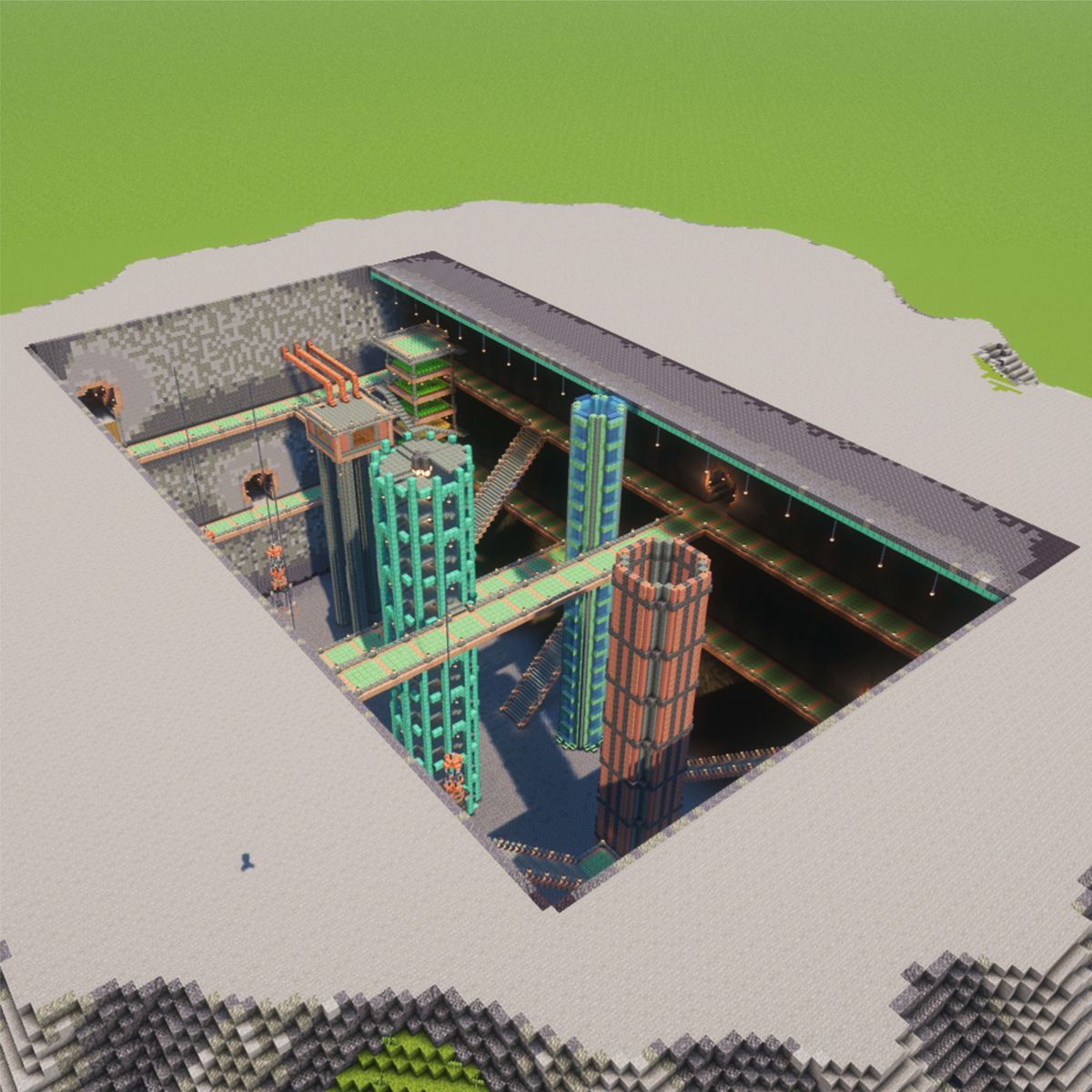 Industrial Mountain Base