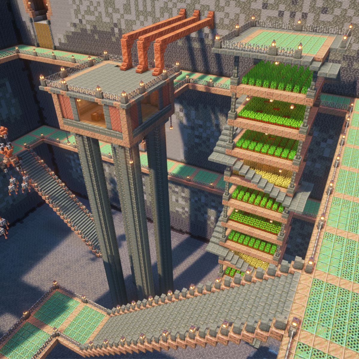 Industrial Mountain Base
