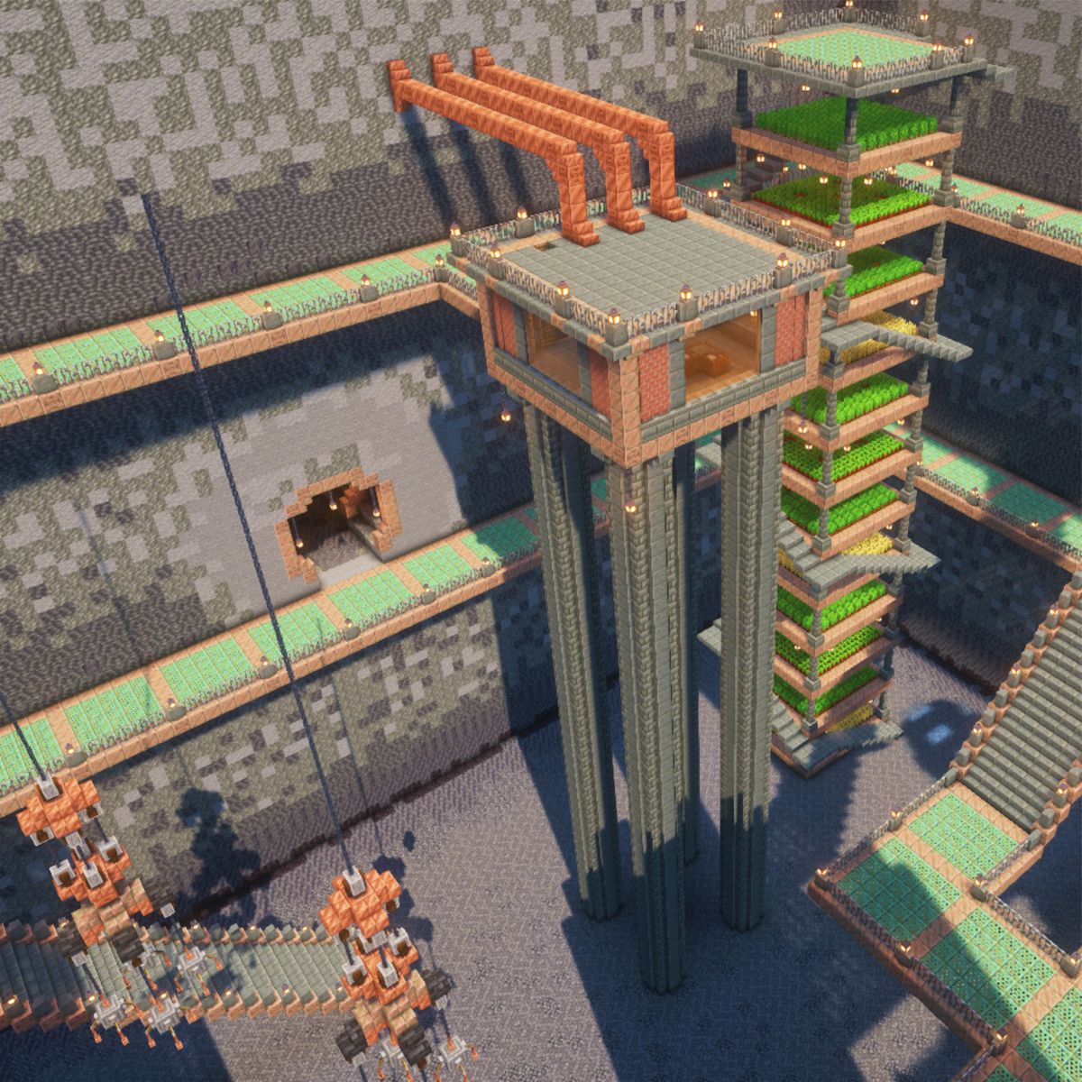Industrial Mountain Base