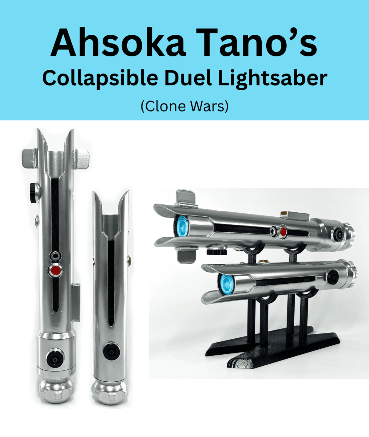 Ahsoka Tano's Clone Wars Duel Lightsabers