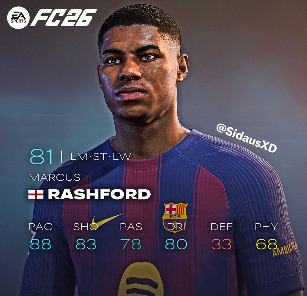 [FC26-FC25] Marcus Rashford - Buymeacoffee