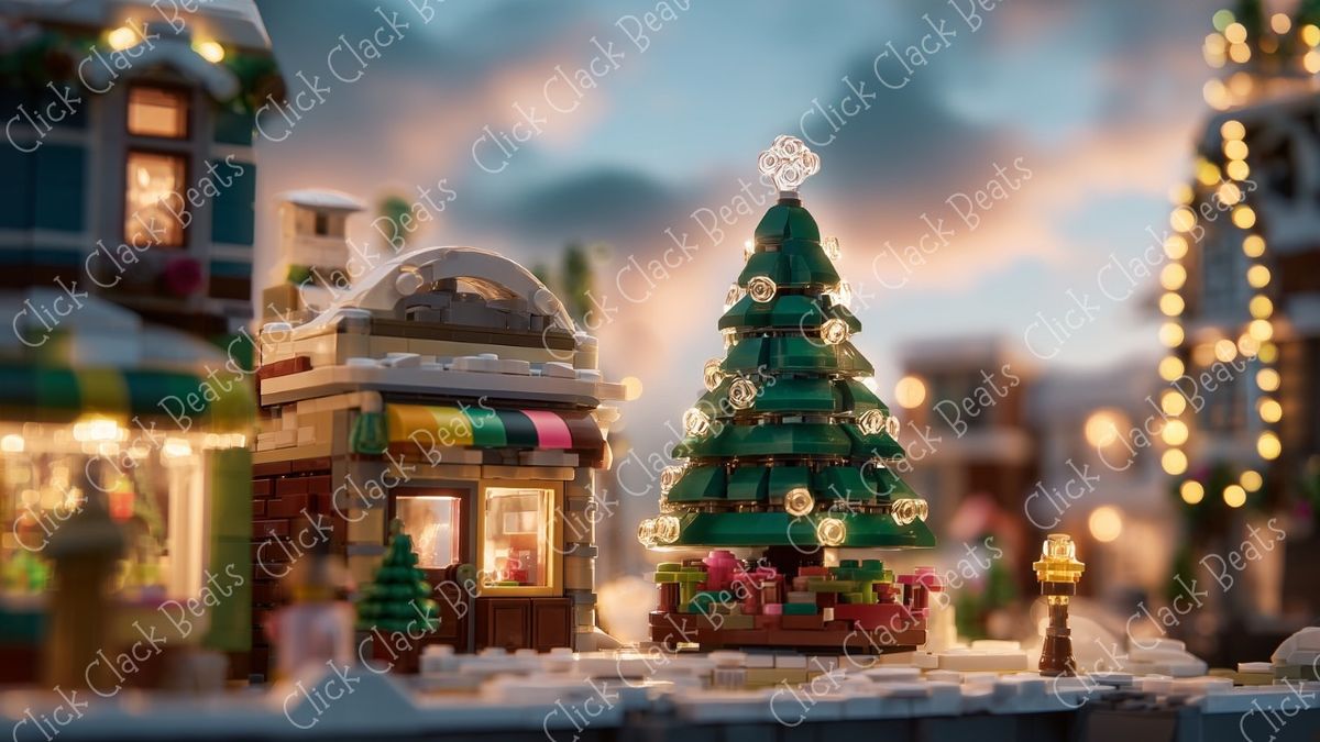 (Wallpaper 4K) Whimsical Xmas Town