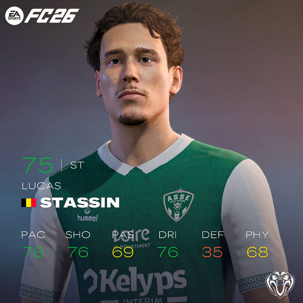 Lucas Stassin Face For FC26