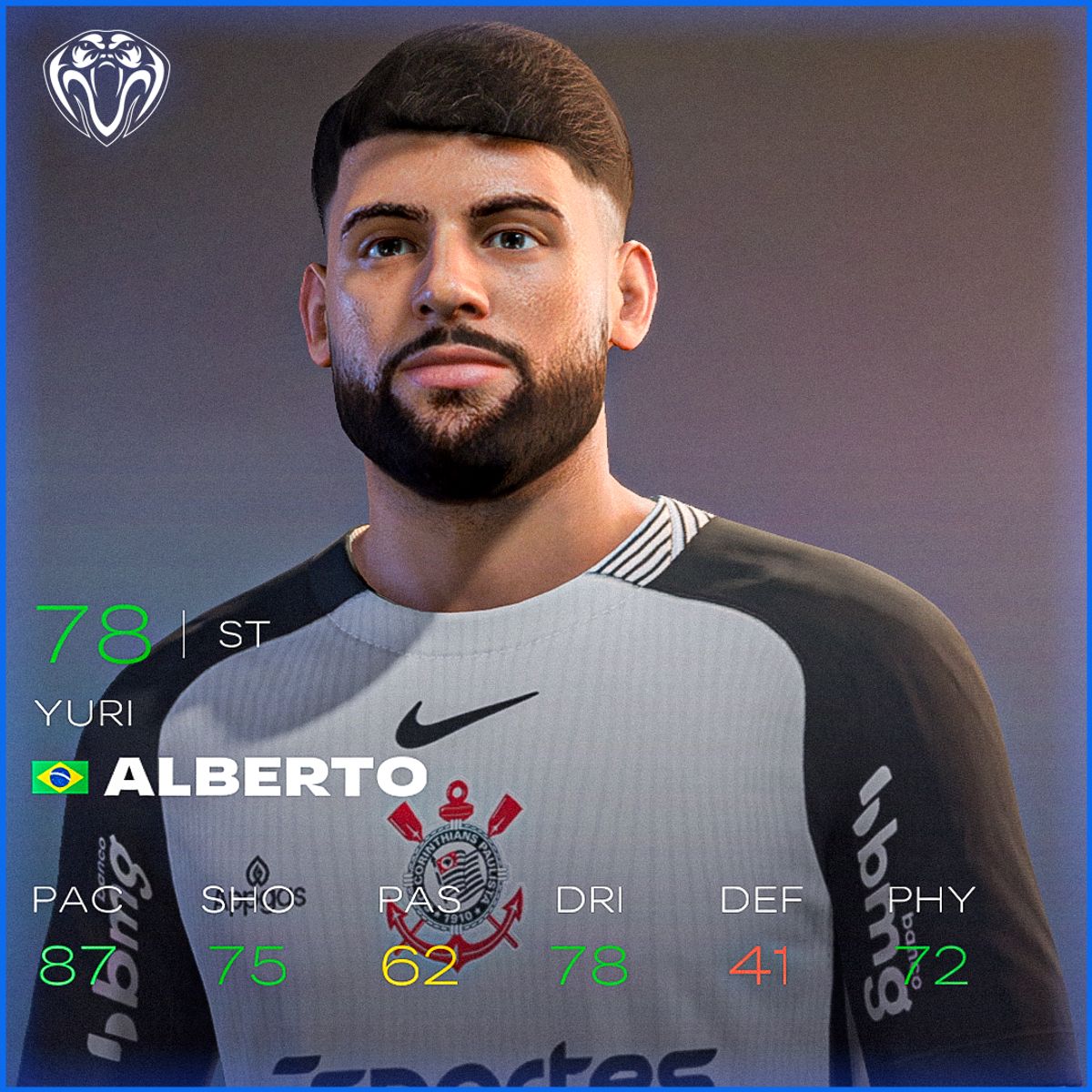 Yuri Alberto Face For FC26