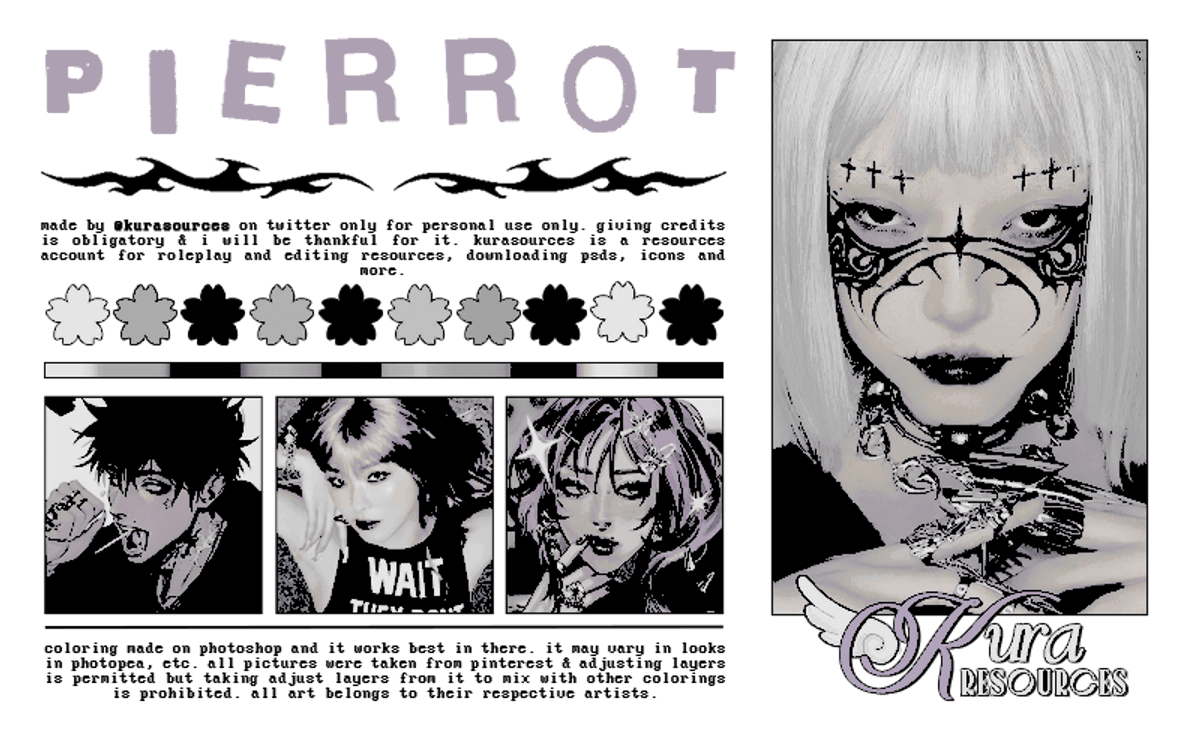 𓂅𓂅 PSD 152: PIERROT