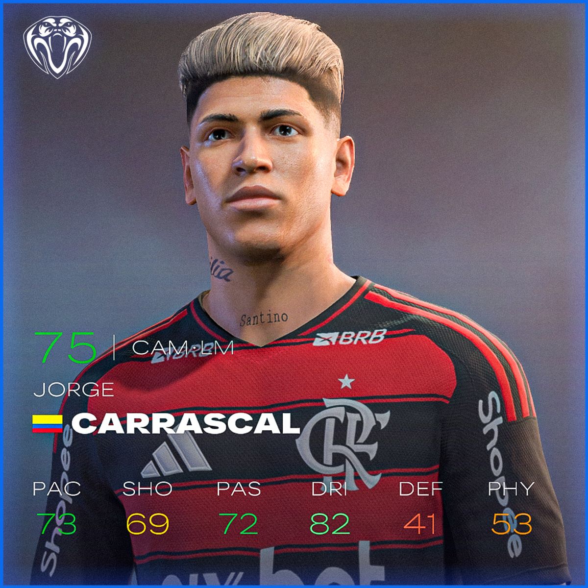 Jorge Carrascal Face For FC26