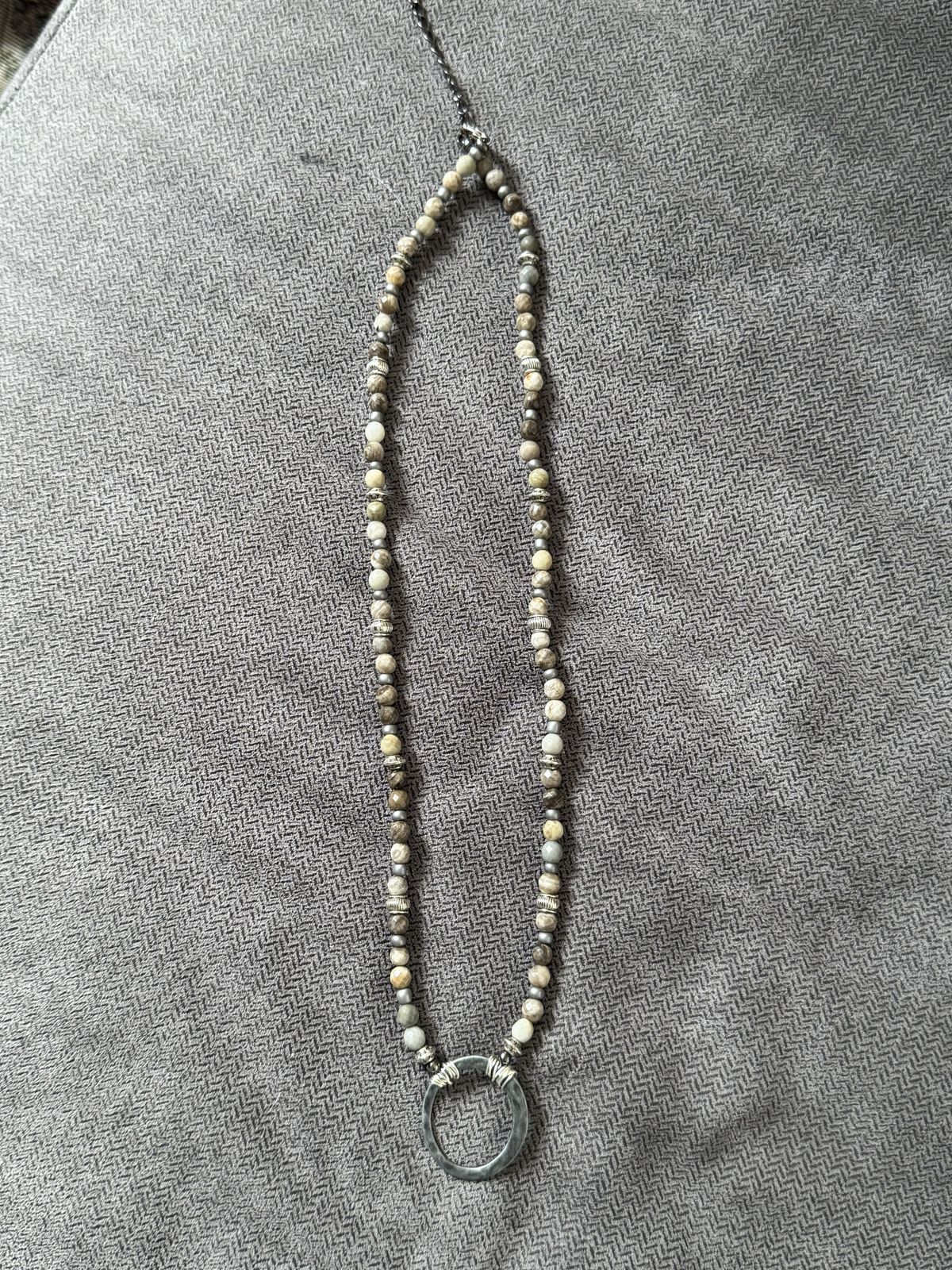 Necklace/glasses chain River Jasper