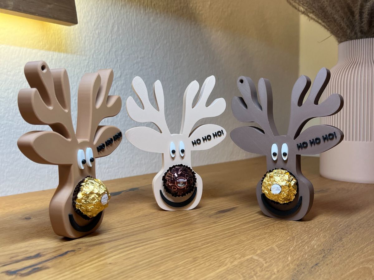 Renna da appendere all'albero