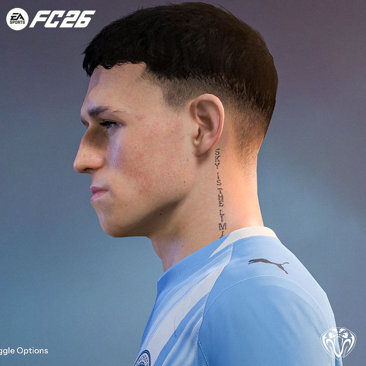 Phil Foden Face For FC26