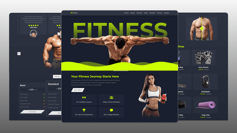 Food / Restaurant Website Design [ Source Code ] - Buymeacoffee