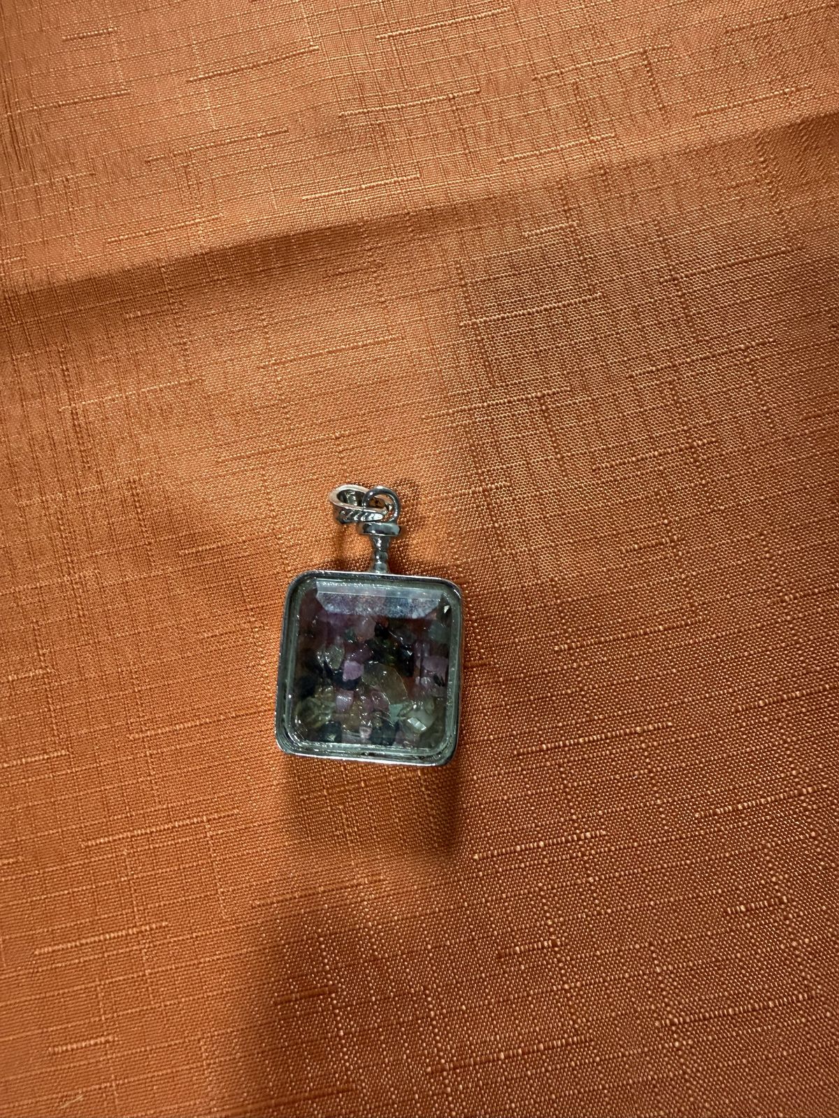 Mixed gemstone pendant