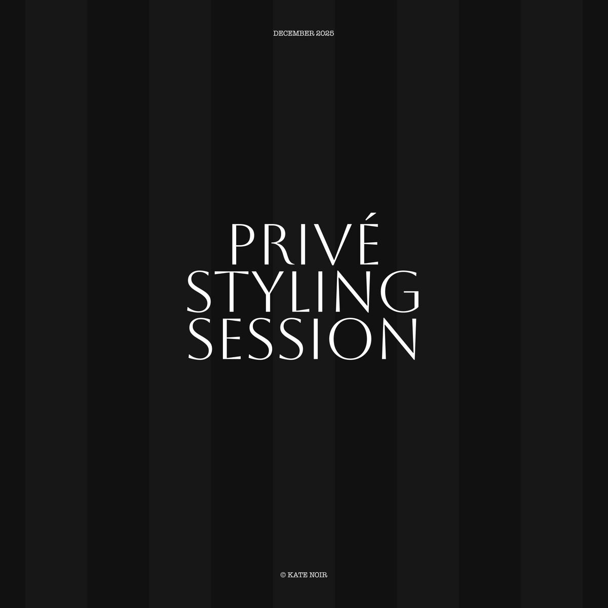 Privé Styling Consultation