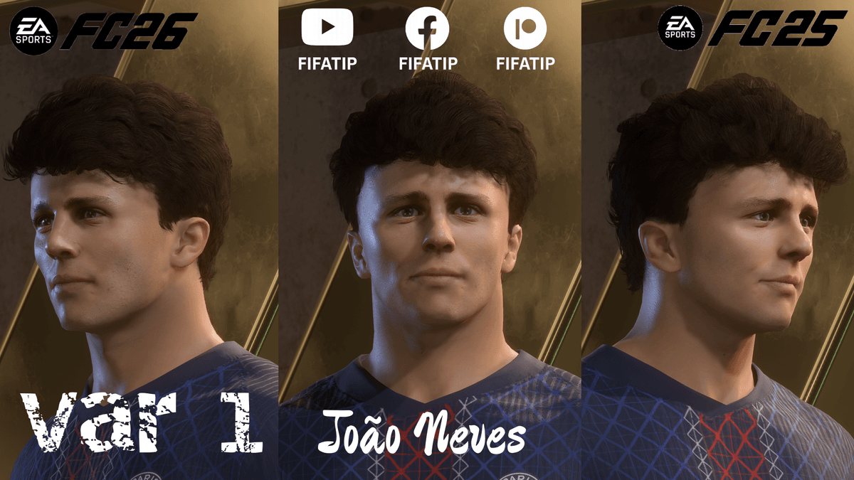 Joao Neves FC26 facemod by FIFATIP