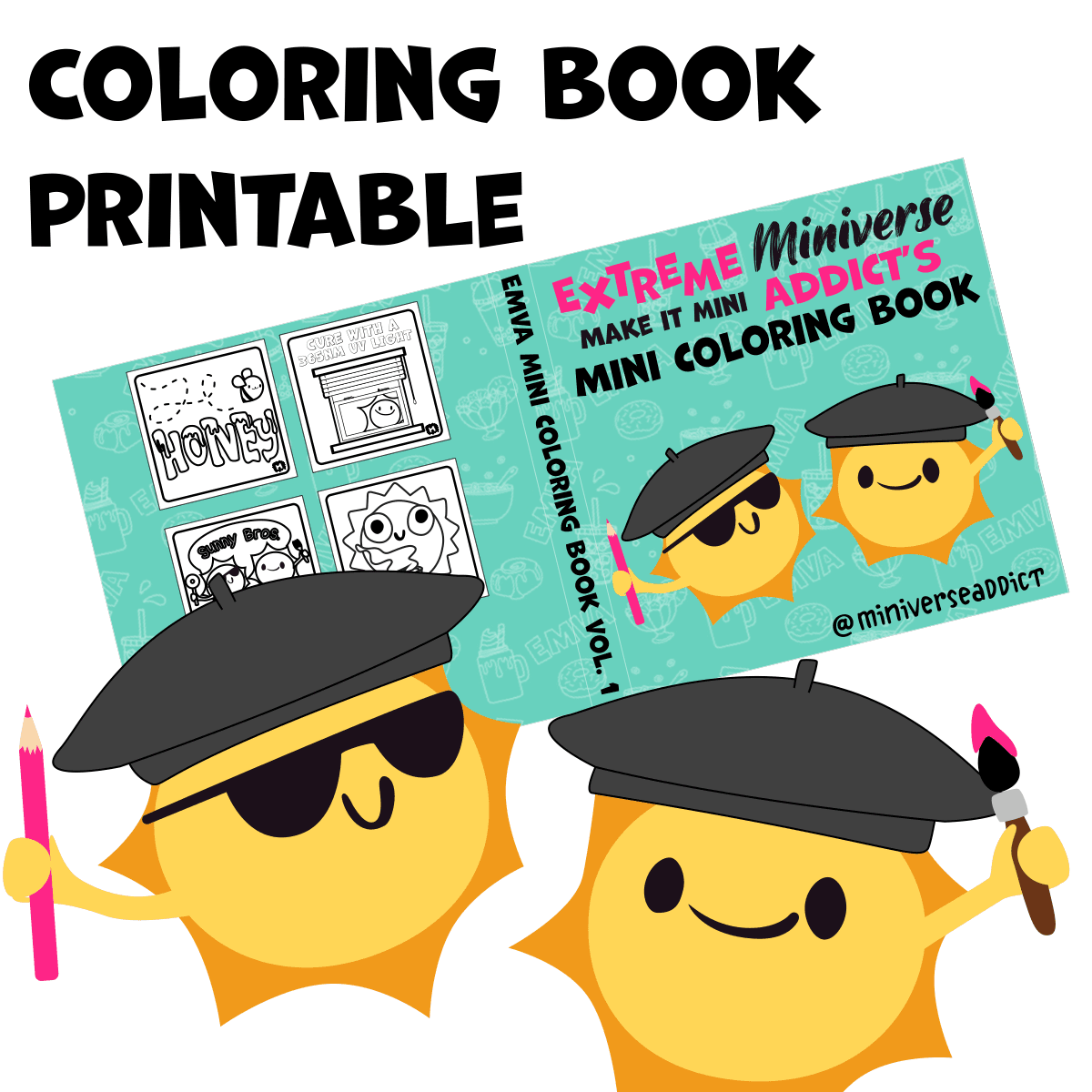 EMVA Mini Coloring Book
