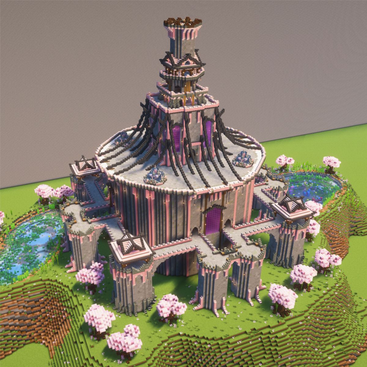 Cherry Blossom Castle - Buymeacoffee