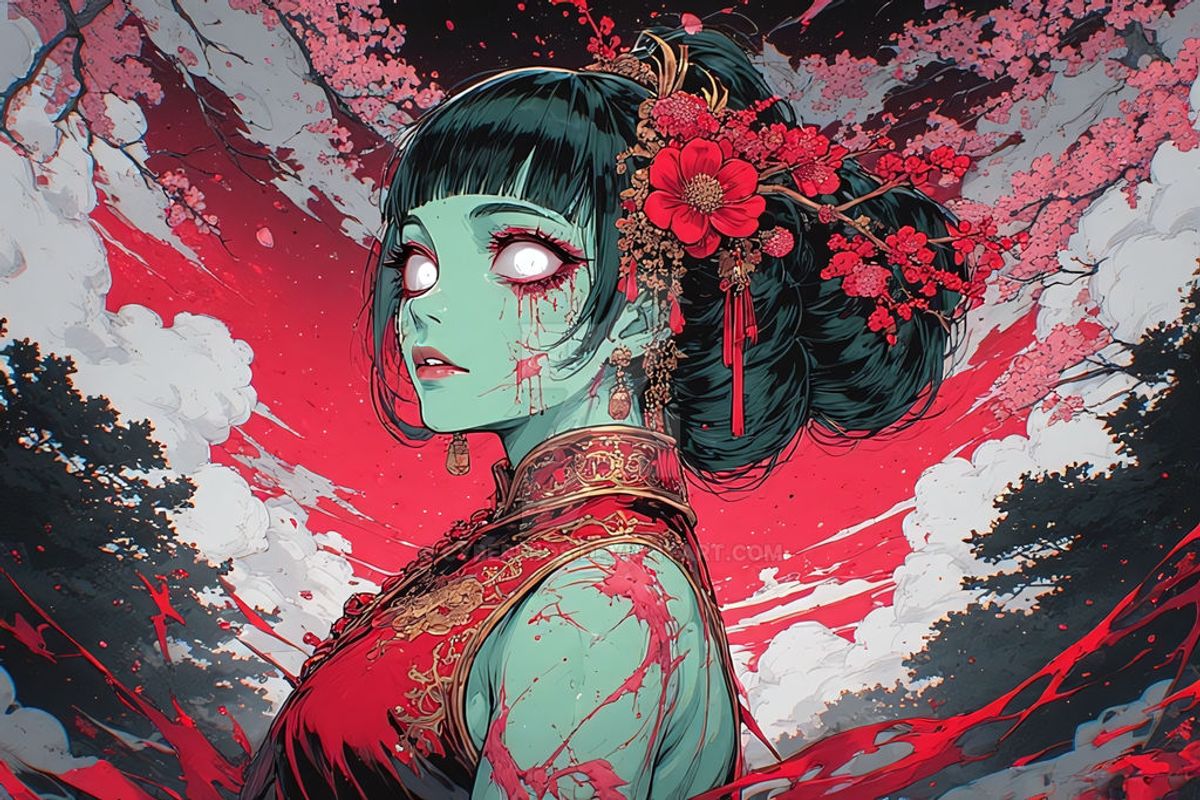 Digital Art Download – Zompire Geisha The Undying