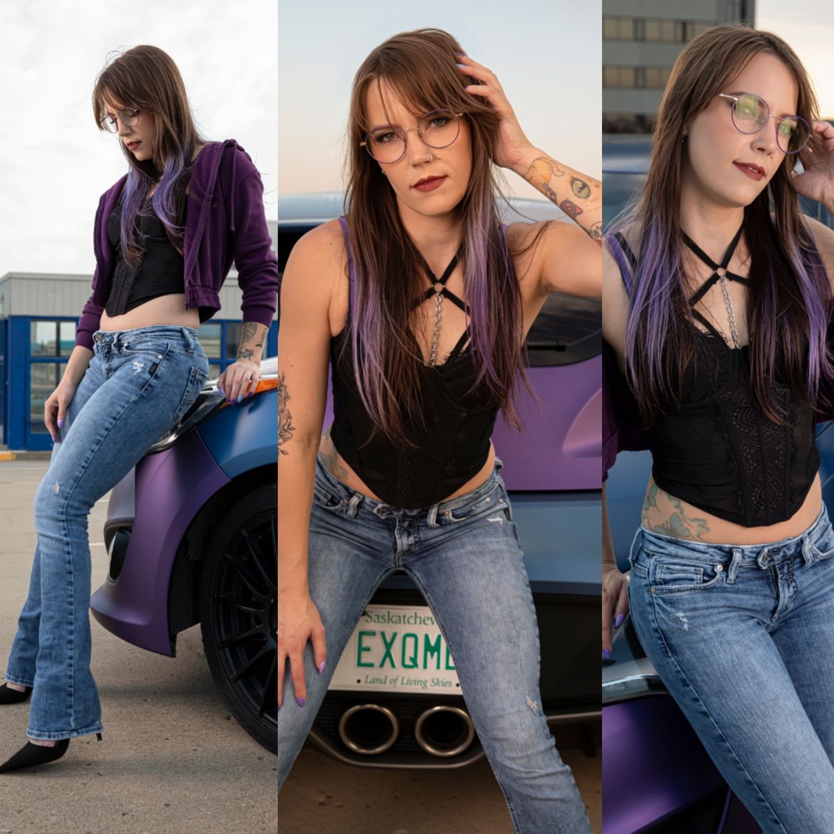 Roof top hangs🥰💜 part 1
