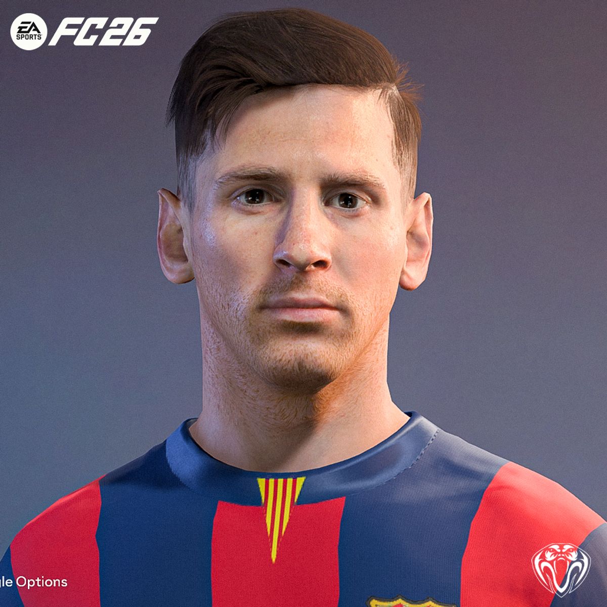 Leo Messi 2015 Face For FC26