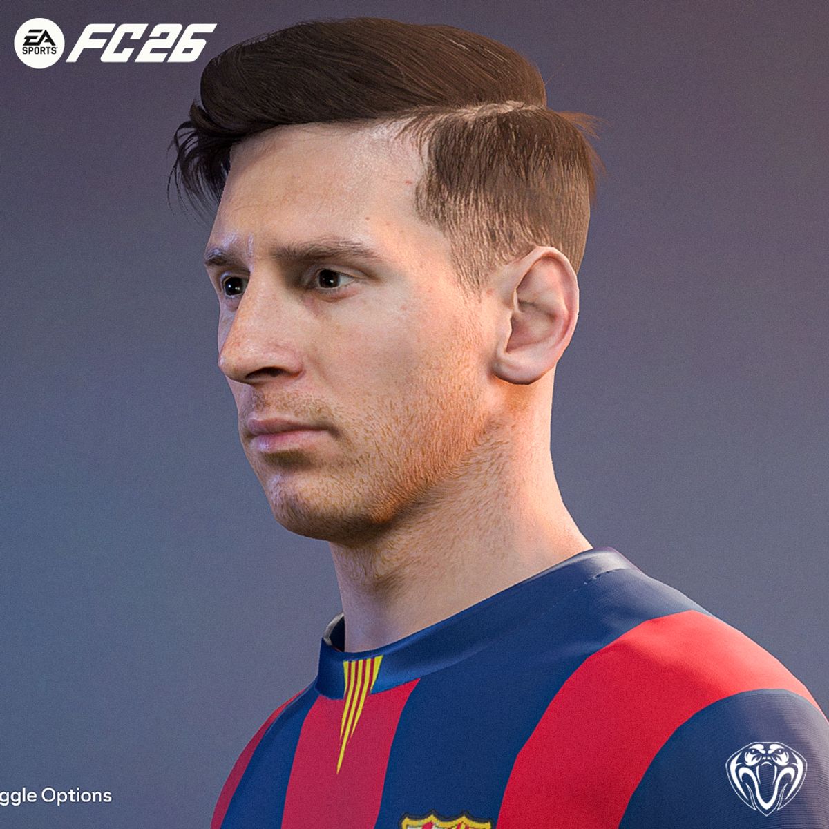 Leo Messi 2015 Face For FC26