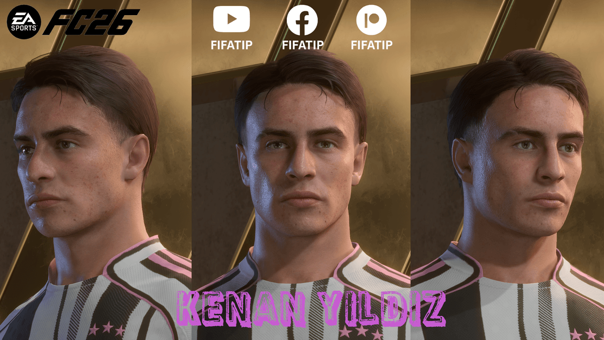 FREE [FC26] Kenan Yildiz - improving the textures by FIFATIP
