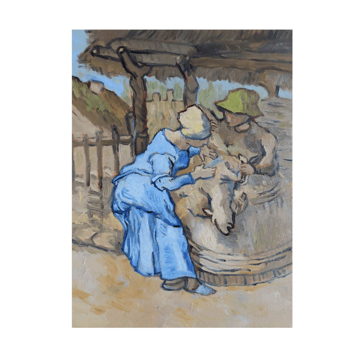 Van Gogh reproduction- The Sheep-shearer