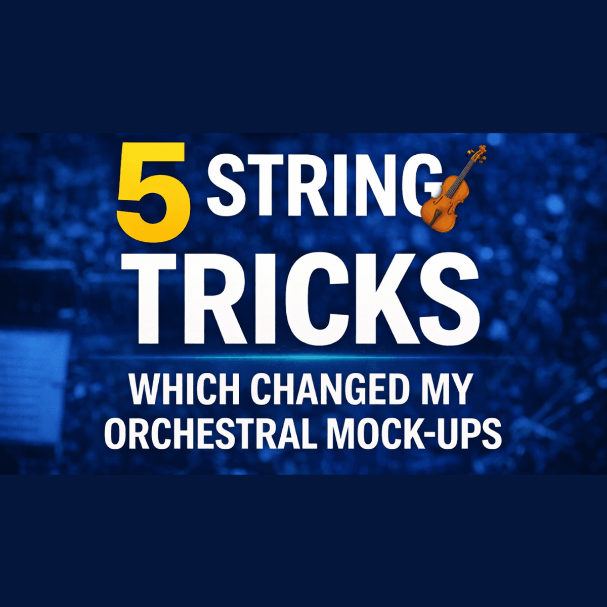 5 String Tricks Which Changed My Orchestral Mock-ups - Cubase Project File with MIDI