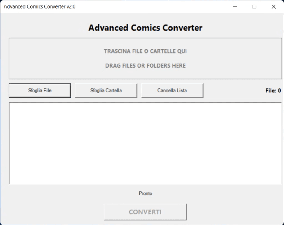 Advanced Comics Converter for Windows (ACC-W)